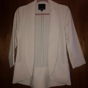 Light gray long blazer